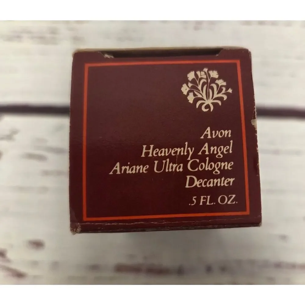 Vintage Avon Heavenly Angel Ariane Ultra Cologne Decanter .5 oz